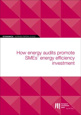 EIB Working Papers 2019/02 - How energy audits promote SMEs' energy efficiency investment