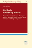 Anja Steinlen: English in Elementary Schools 