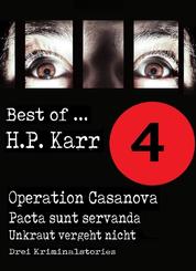 Best of H.P. Karr - Band 4 - Drei Kriminalstories
