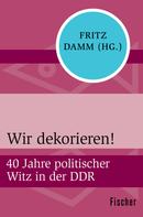 Fritz Damm: Wir dekorieren! ★★★