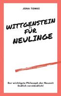 Jona Tomke: Wittgenstein für Neulinge 