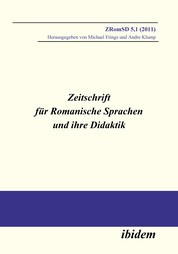 Zeitschrift für Romanische Sprachen und ihre Didaktik - Heft 5.1