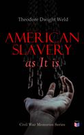 Theodore Dwight Weld: American Slavery as It is 