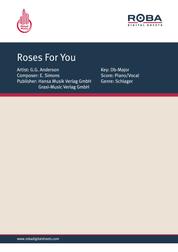 Roses For You - as performed by Roger Bennet, Single Songbook