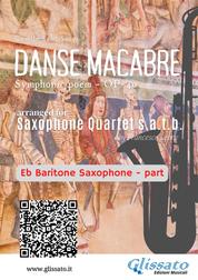 Eb Baritone Sax part of "Danse Macabre" for Saxophone Quartet - Symphonic poem - Op. 40