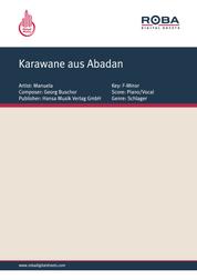 Karawane aus Abadan - as performed by Manuela, Single Songbook