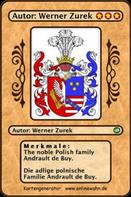 Werner Zurek: The noble Polish family Andrault de Buy. Die adlige polnische Familie Andrault de Buy. 