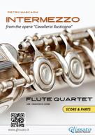 Pietro Mascagni: Flute Quartet sheet music: Intermezzo (score & parts) 