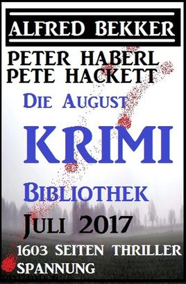 Die August Krimi Bibliothek 2017 - 1603 Seiten Thriller Spannung