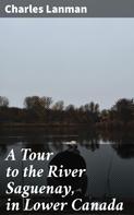 Charles Lanman: A Tour to the River Saguenay, in Lower Canada 