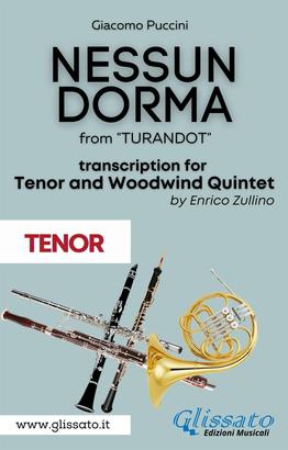 Nessun Dorma - Tenor & Woodwind Quintet (Tenor part)