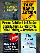 Patrick King: Personal Evolution 4-Book Box Set: Likability, Charisma, Productivity, Critical Thinking, & Assertiveness 
