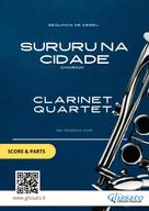 Francesco Leone: Clarinet Quartet sheet music: Sururu na Cidade (score & parts) 