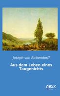 Joseph von Eichendorff: Aus dem Leben eines Taugenichts 