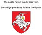 Werner Zurek: The noble Polish family Giedymin. Die adlige polnische Familie Giedymin. 
