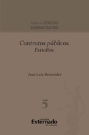 José Luis Benavides: Contratos públicos Estudios 