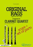 Scott Joplin: Clarinet Quartet score & parts: Original Rags 