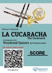 Woodwind Quintet score of "La Cucaracha" - The Cockroach