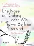 Paul Schlesinger: Die Nase der Sphinx oder Wie wir Berliner so sind ★★★★