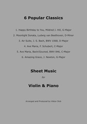 Popular Classics (Violin & Piano) - Sheet Music for Violin and Piano