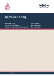 Dame und König - as performed by Rex Gildo, Single Songbook