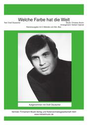 Welche Farbe hat die Welt - as performed by Drafi Deutscher, Single Songbook