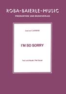 Rolf Basel: I'm So Sorry 