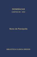 Nono de Panópolis: Dionisíacas. Cantos XIII - XXIV 