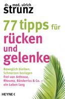 Ulrich Strunz: 77 Tipps für Rücken und Gelenke ★★★★