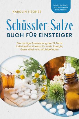 Schüssler Salze Buch für Einsteiger: Die richtige Anwendung der 27 Salze individuell und leicht für mehr Energie, Gesundheit und Wohlbefinden - Schritt für Schritt von der Theorie bis zur Pra
