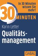 Karin Letter: 30 Minuten Qualitätsmanagement ★★★★