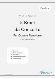 5 Brani da Concerto (N.van Westerhout) vol. Pianoforte - Per Oboe e Pianoforte