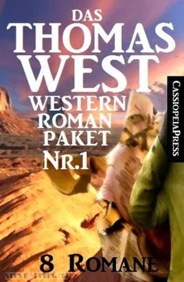Das Thomas West Western Roman-Paket Nr. 1 (8 Romane)