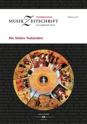 Die Sieben Todsünden - Österreichische Musikzeitschrift 05/2016