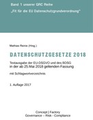 Mathias Reinis: Datenschutzgesetze 2018 