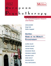 European Psychotherapy 2014/2015 - Austria: Home of the World's Psychotherapy