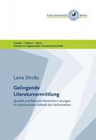 Masterstudiengang Angewandte Literaturwissenschaft (Freie Universität Berlin): Gelingende Literaturvermittlung 