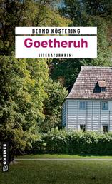 Goetheruh - Kriminalroman