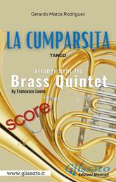 La Cumparsita - Brass Quintet (score) - Tango