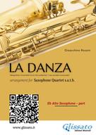 Gioacchino Rossini: Alto Sax part of "La Danza" tarantella by Rossini for Saxophone Quartet 