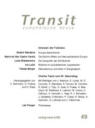 Tobias Berger: Transit 49. Europäische Revue 