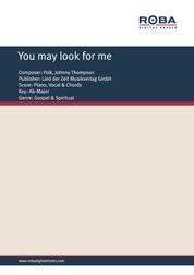 You may look for me - Single Songbook