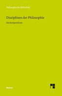 Horst D Brandt: Disziplinen der Philosophie 
