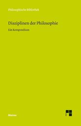 Disziplinen der Philosophie - Ein Kompendium
