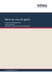 Wenn du von mir gehst - as performed by Julia Axen, Single Songbook