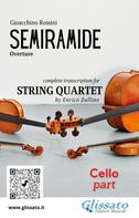 Gioacchino Rossini: Cello part of "Semiramide" for String Quartet 