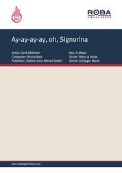 Ay-ay-ay-ay, oh, Signorina - as performed by Gerd Böttcher, Single Songbook