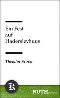 Theodor Storm: Ein Fest auf Haderslevhuus 