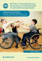 Vanesa Olivas Collado: Acompañamiento de personas con discapacidad en actividades programadas. SSCE0111 