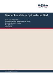 Benneckensteiner Spinnstubenlied - Single Songbook for accordion